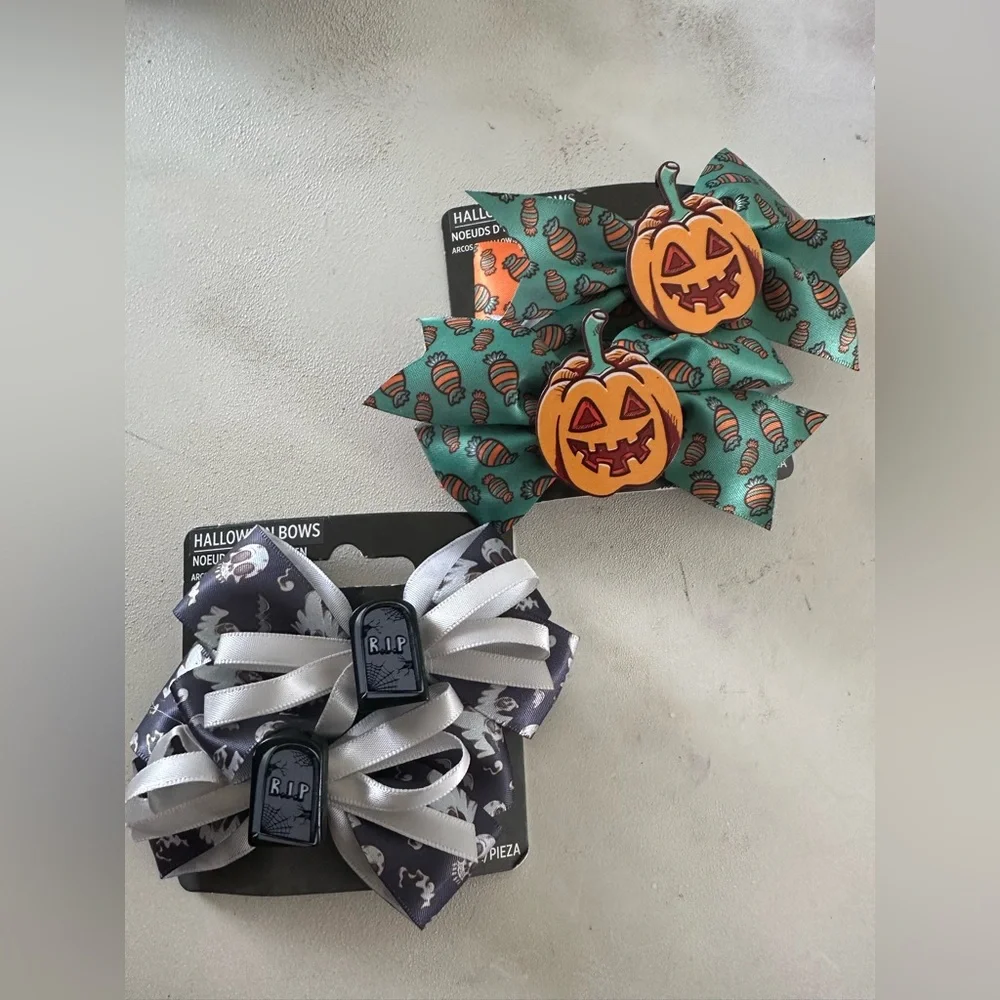Bundle / Halloween Themed Kids Hair Accessories‎ Set
